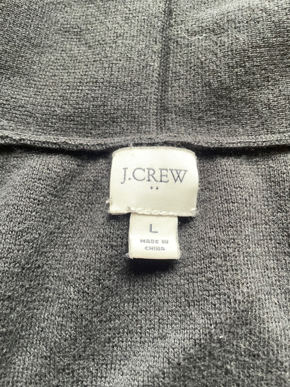 J. Crew Black Open-Front Shawl-Collar Blazer - Picture 2 of 4